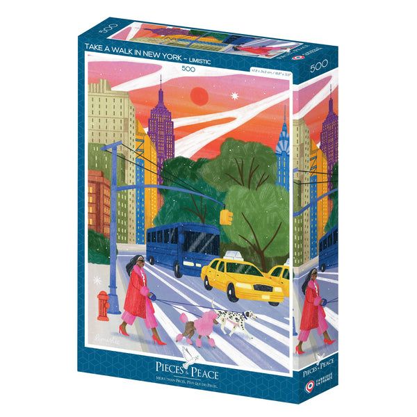 Puzzle 500 pezzi - Passeggiata a New York