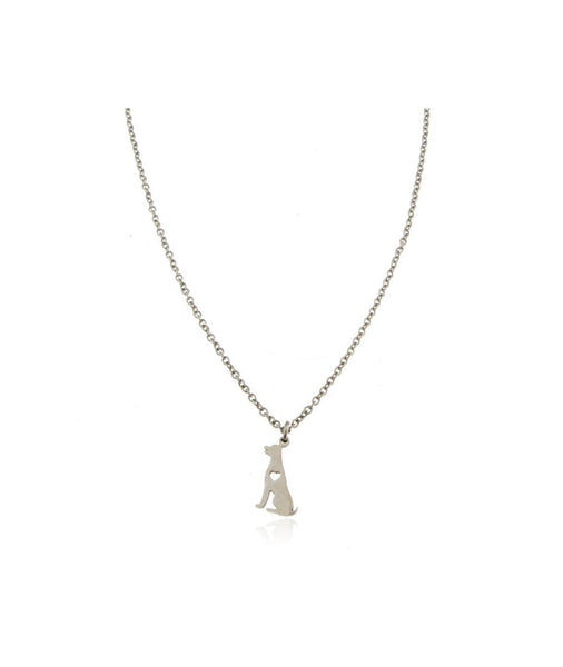 Collana pendente cane cuore LAMÙ