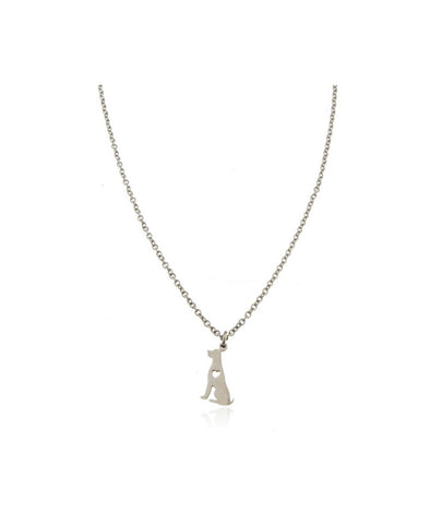 Collana pendente cane cuore LAMÙ