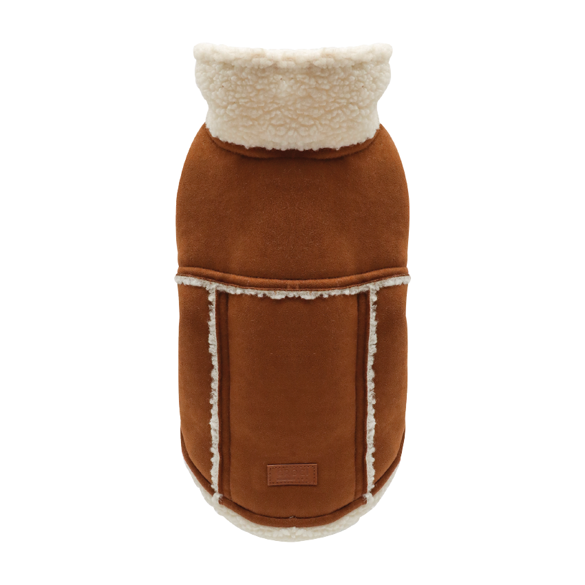 Giubbotto outdoor per cani in pelliccia sintetica