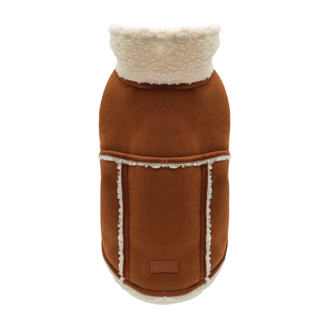 Giubbotto outdoor per cani in pelliccia sintetica