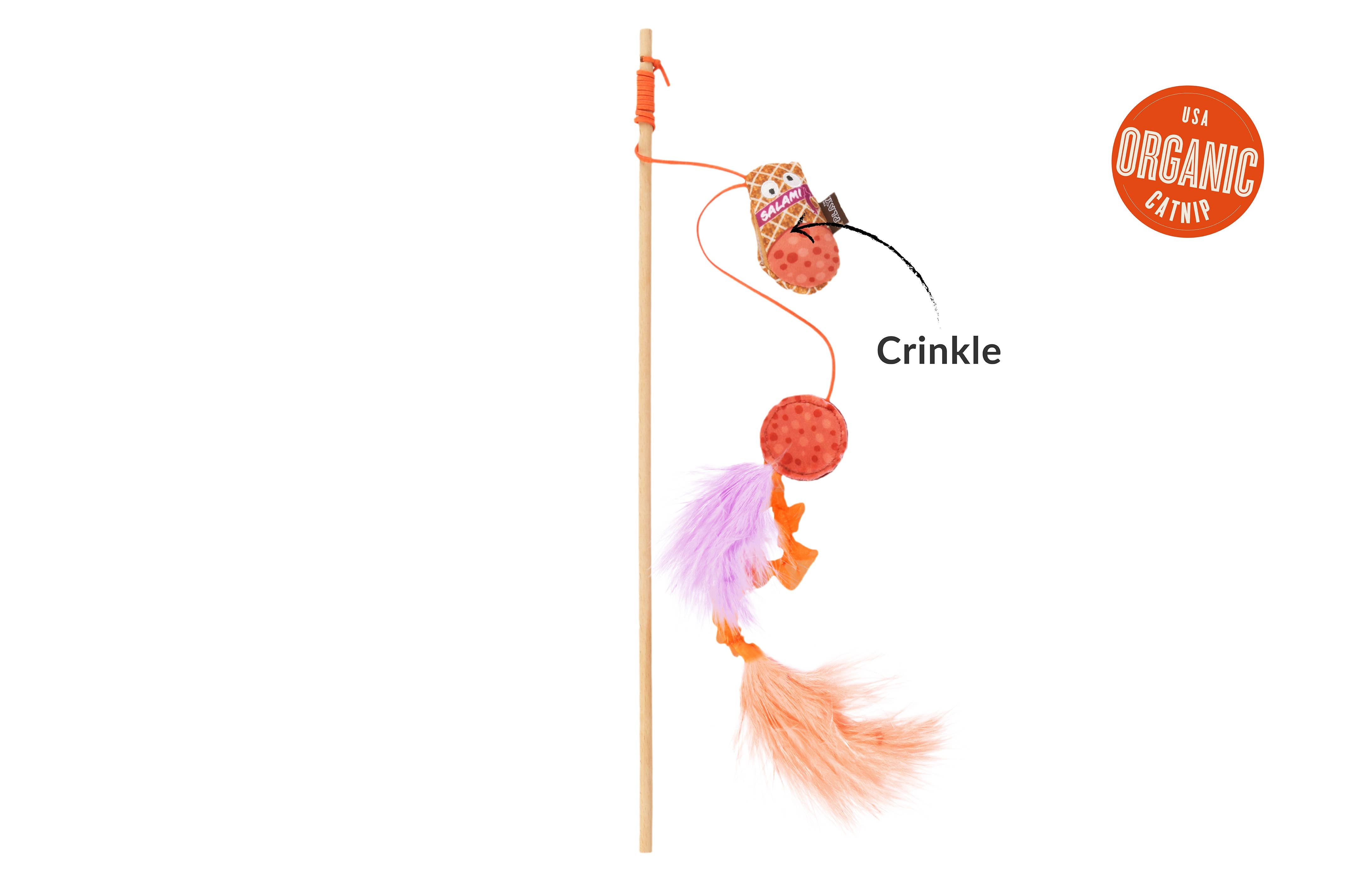 Giocattolo a Bacchetta Feline Frenzy - Swatlami